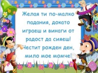 Честит рожден ден, мило мое момче